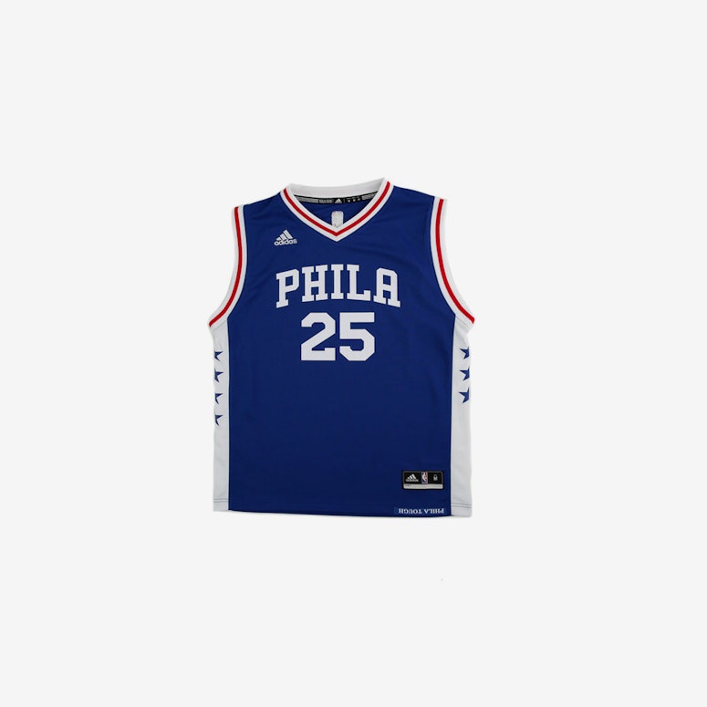Adidas Performance NBA Philadelphia 76ers Ben Simmons Youth Jersey '25' Blue