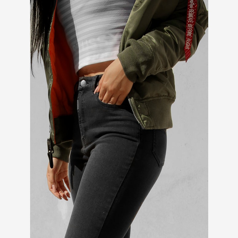 Alpha Industries Women's MA-1 Slim Flight Jacket Green