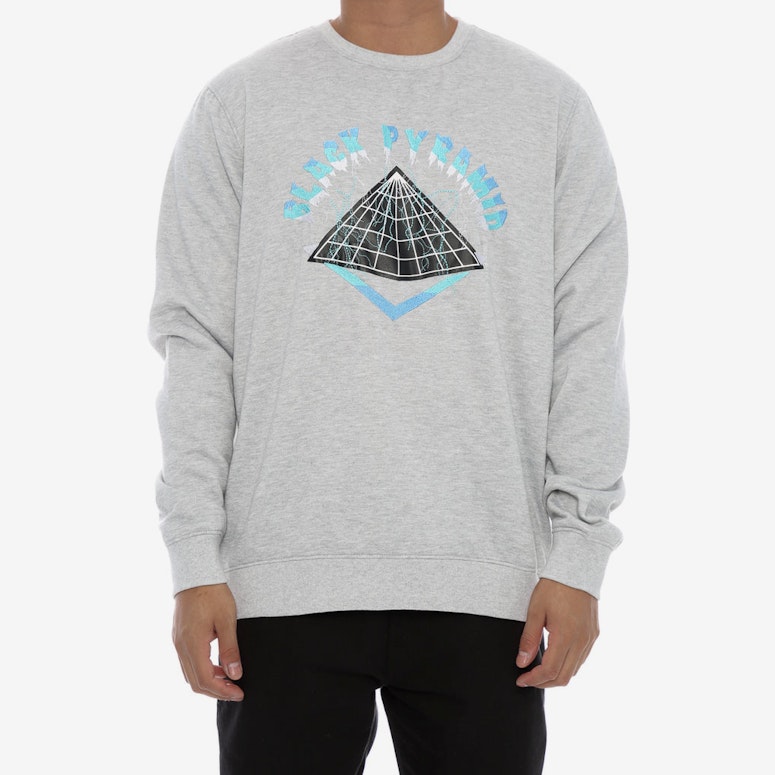 Black Pyramid Lightning Crewneck Heather Grey