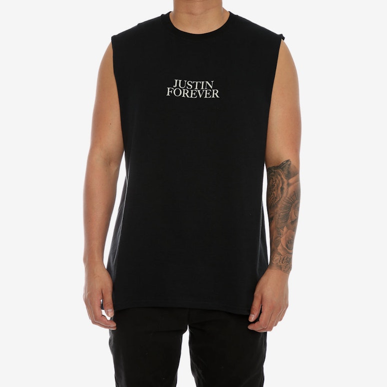 Justin Bieber Purpose Tour Forever Muscle Tee Black