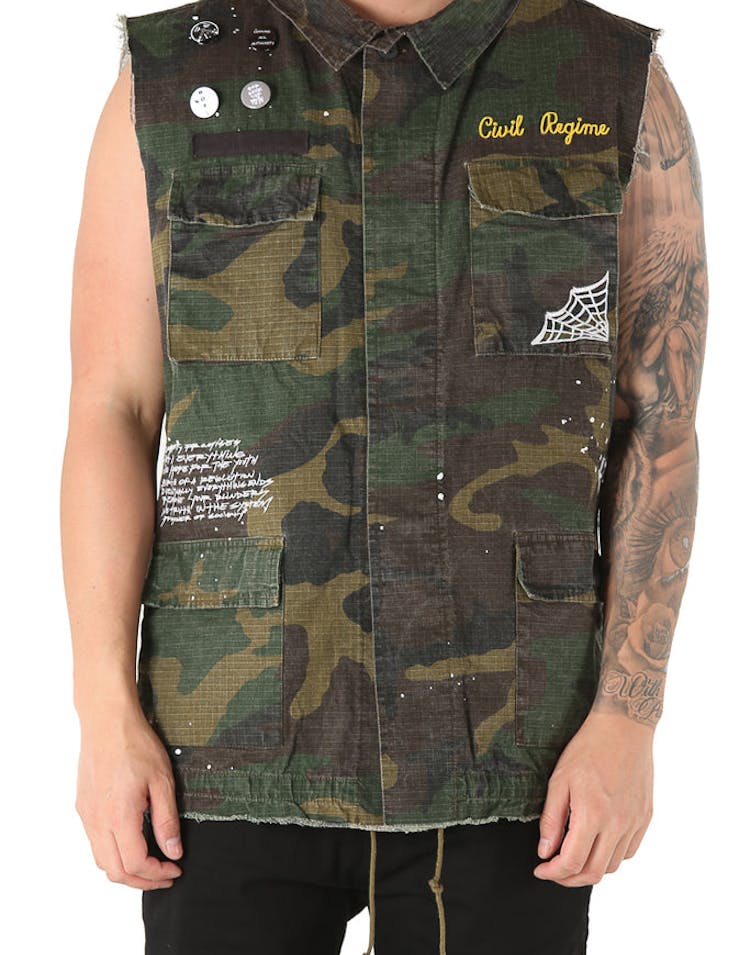 Civil Regime Rogers Camo Vest
