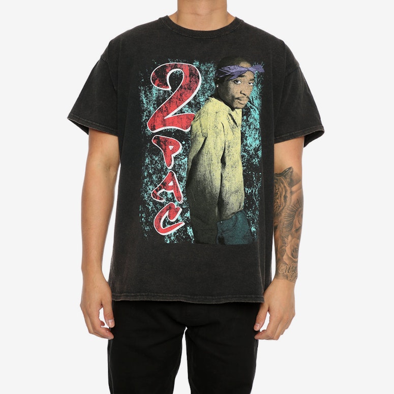 Bravado Tupac Vintage Photo Tee Black