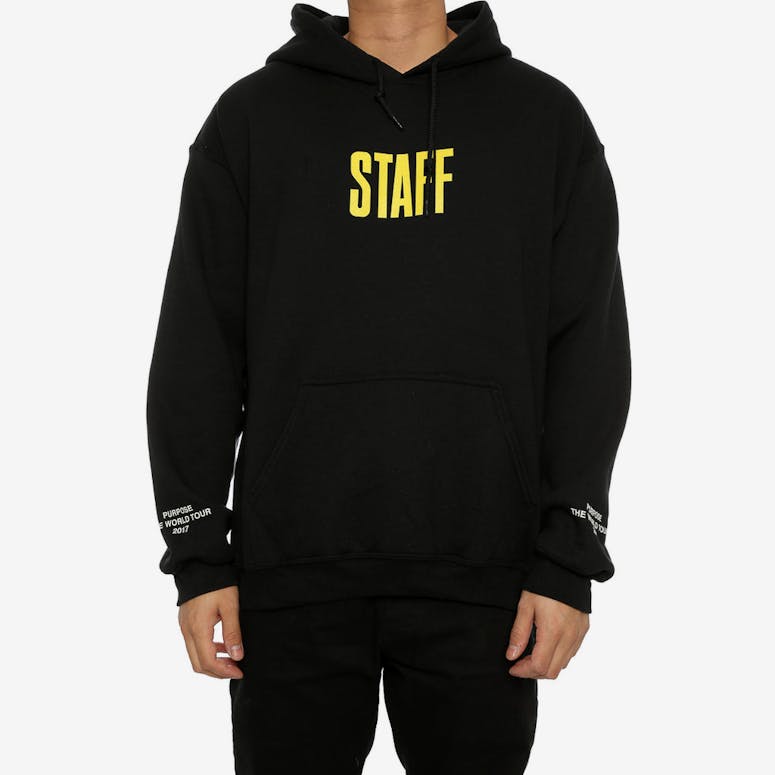 Justin Bieber Staff City Hoodie Black
