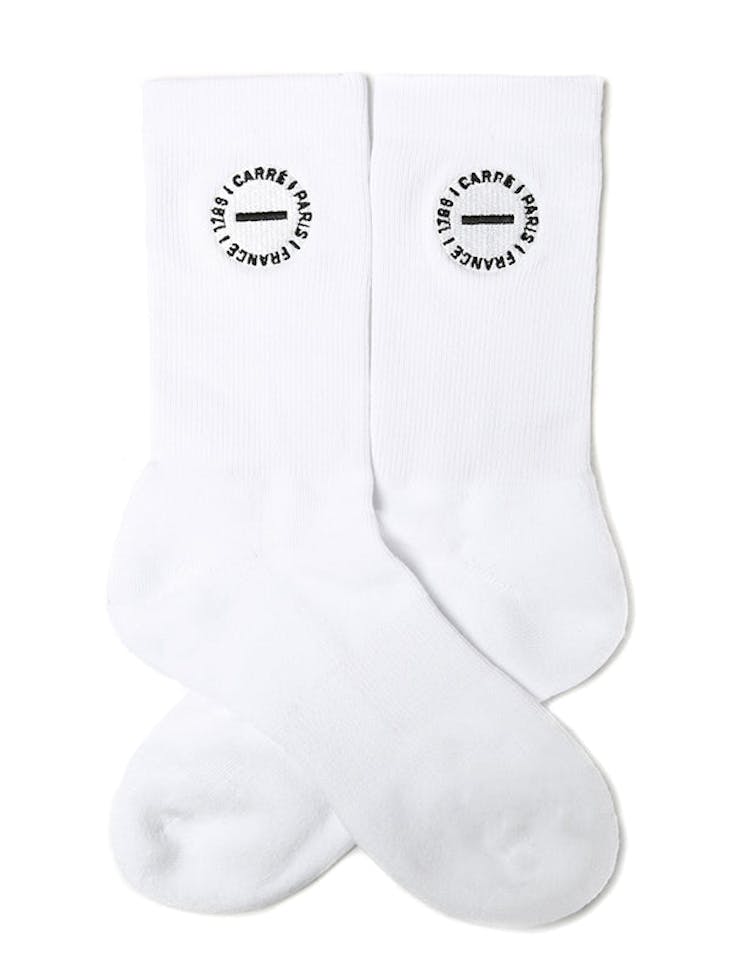 Carré Turn Sock White