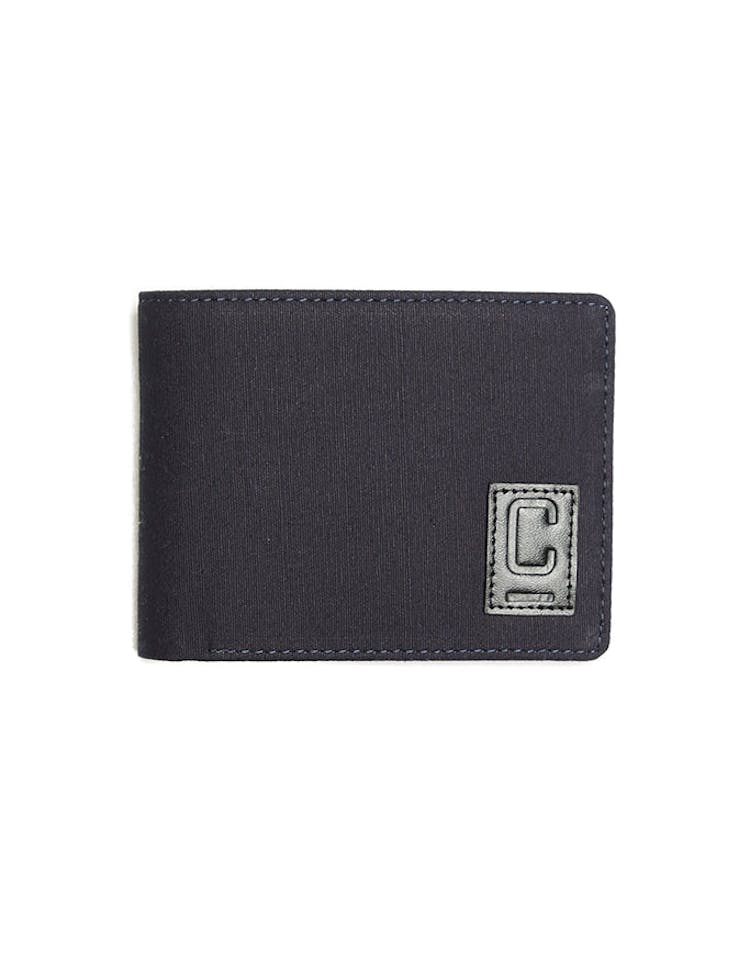 Carré Tresorier Canvas Wallet Navy/Grey