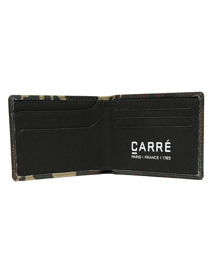 Carré Tresorier Canvas Wallet Camo/Black