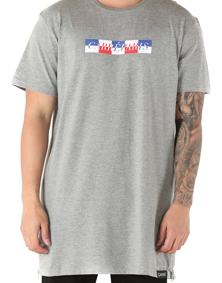 Carré Motif Capone 3 SS Tee Grey