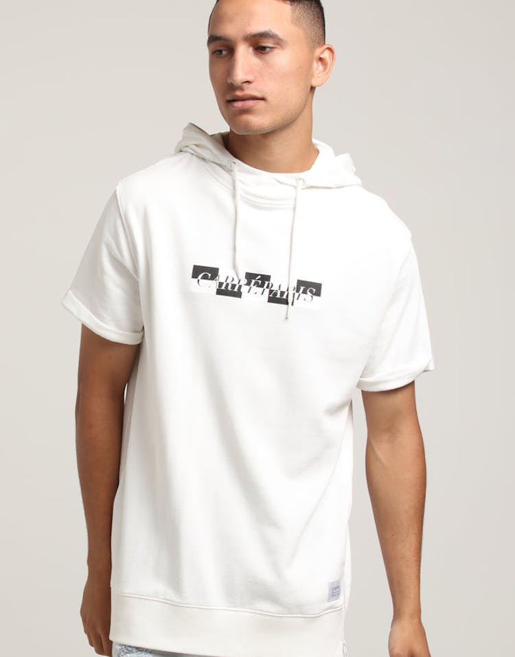 Carré Motif Vaurien SS Hood Off White
