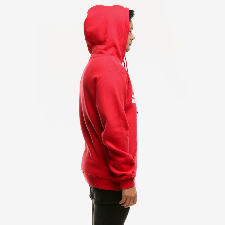 Black Pyramid Core Logo Hood Red