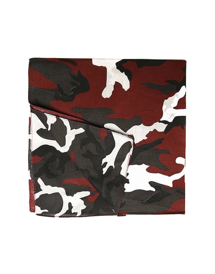 Rothco Camo Bandana Red