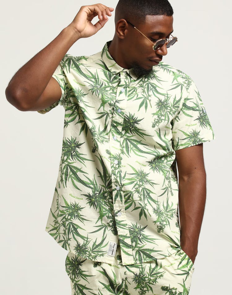Grand Scheme Maui Wowie Shirt Cream
