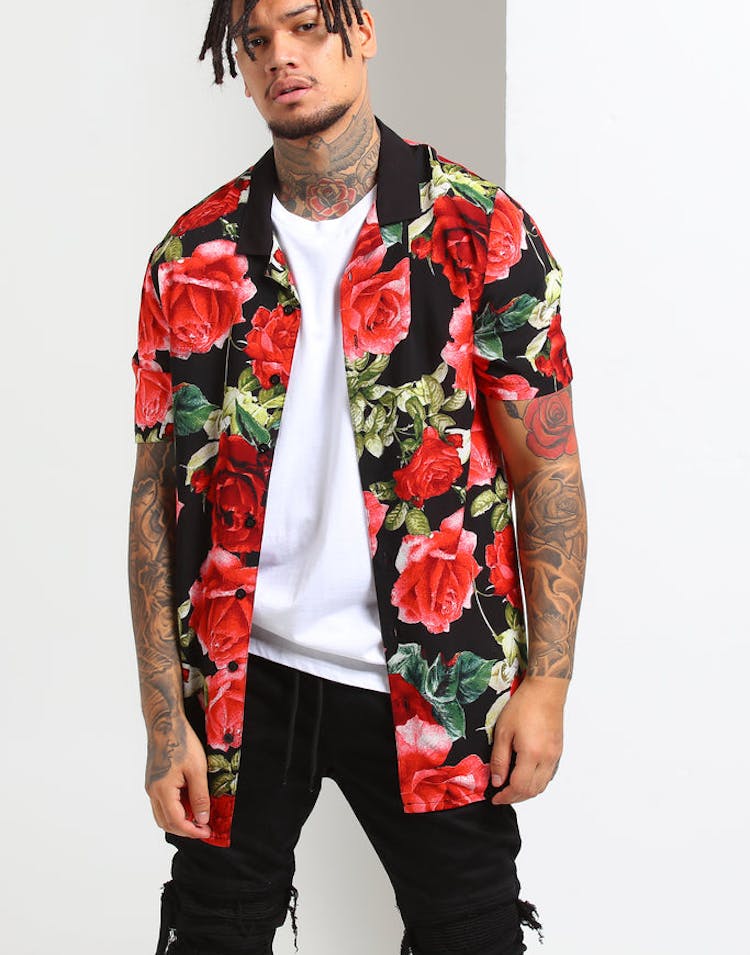 New Slaves Vintage Button Up Floral