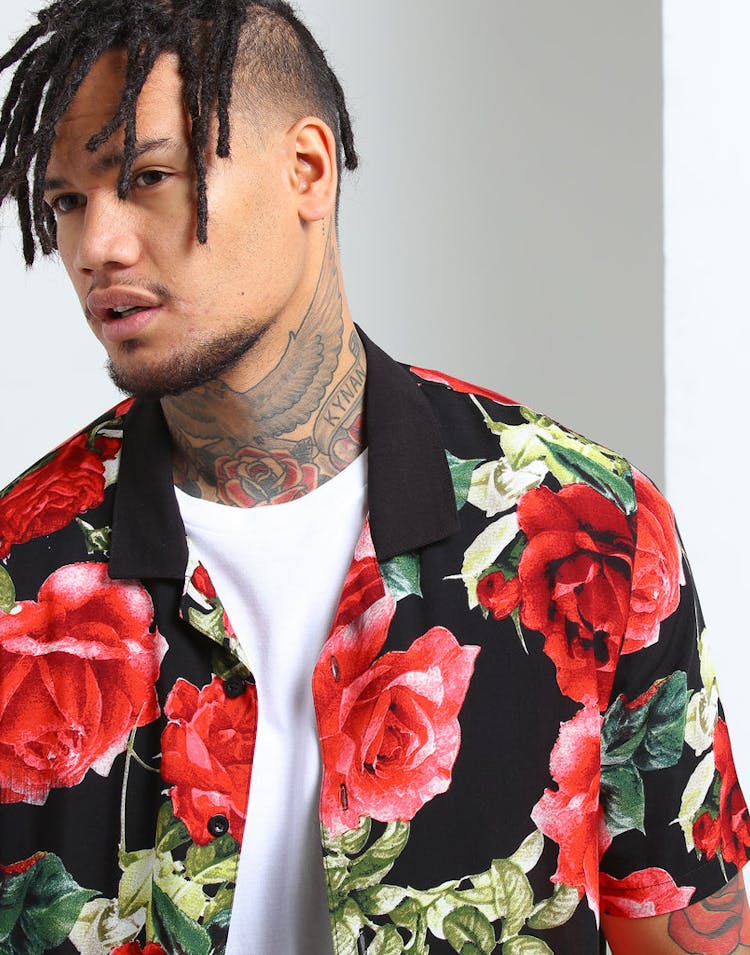 New Slaves Vintage Button Up Floral