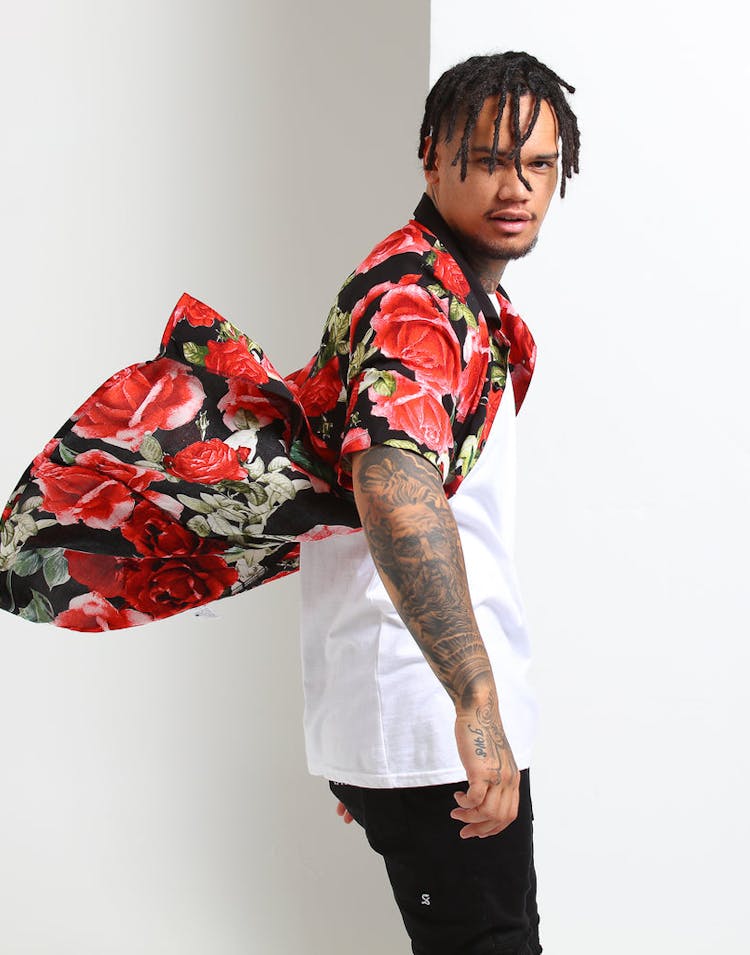 New Slaves Vintage Button Up Floral