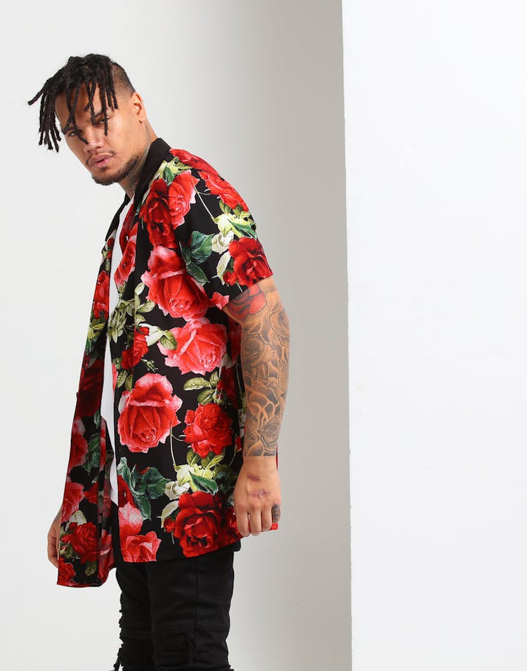 New Slaves Vintage Button Up Floral