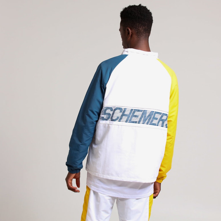 Grand Scheme Off Side Jacket White/Blue/Yellow