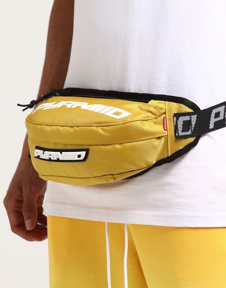 Black Pyramid Waist Bag Yellow