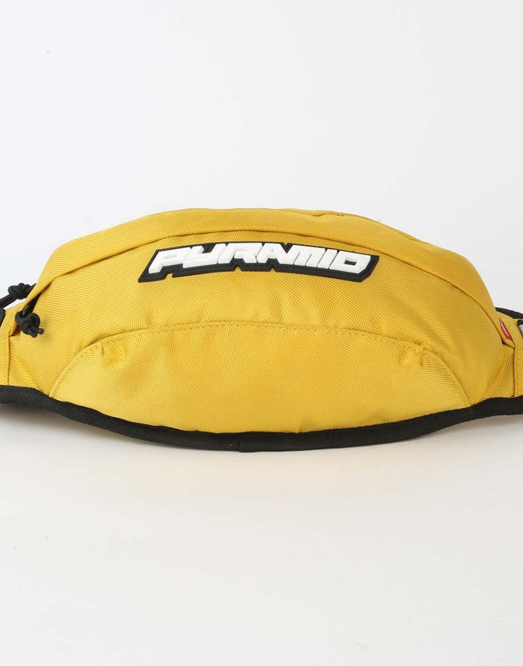 Black Pyramid Waist Bag Yellow