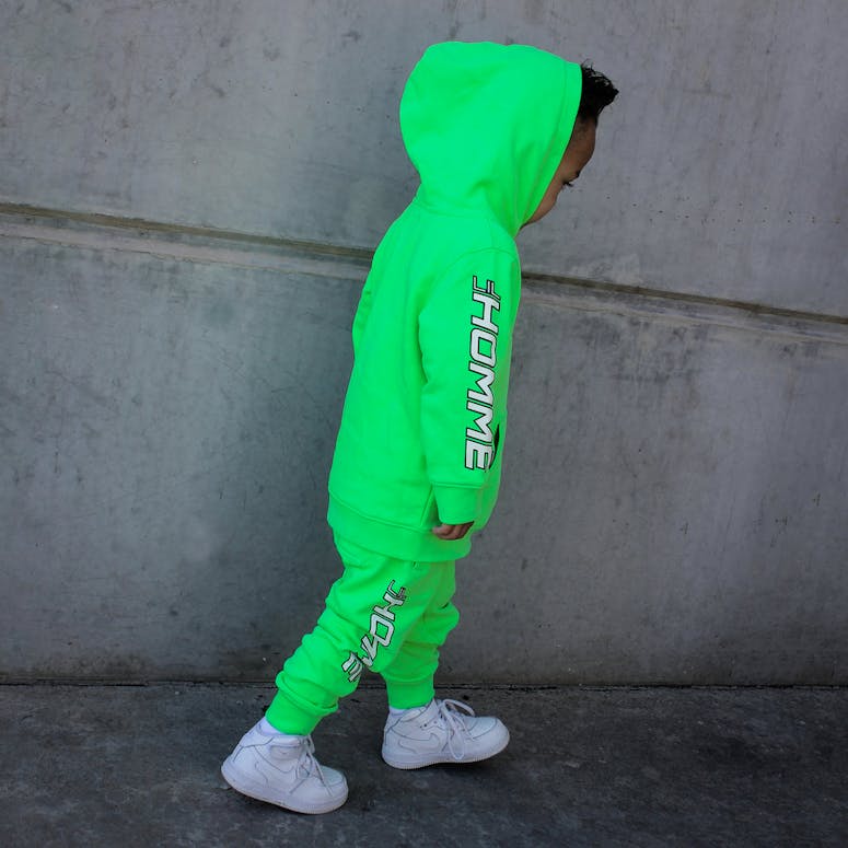 Lil Hommé Neon Sport LS Hood Neon Green