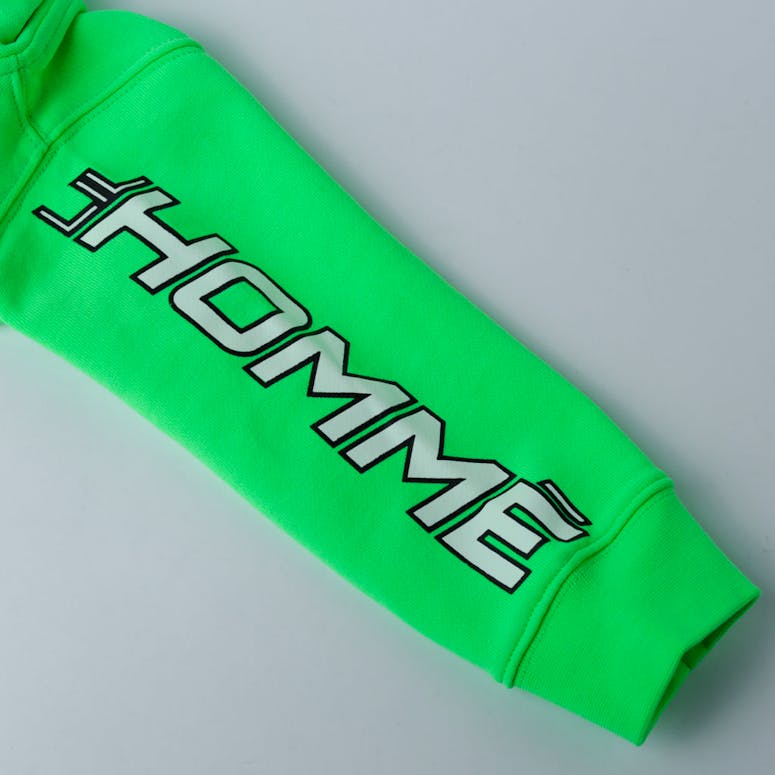 Lil Hommé Neon Sport LS Hood Neon Green