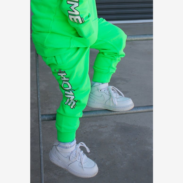 Lil Hommé Neon Sport Sweatpant Neon Green
