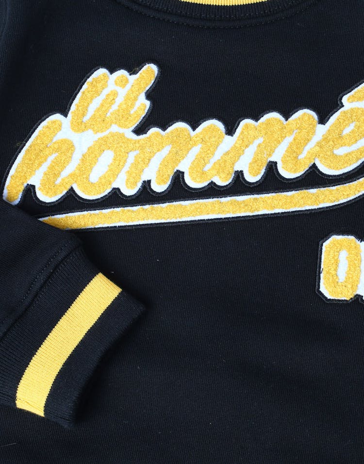 Lil Hommé LH Undefeated LS Sweater Black
