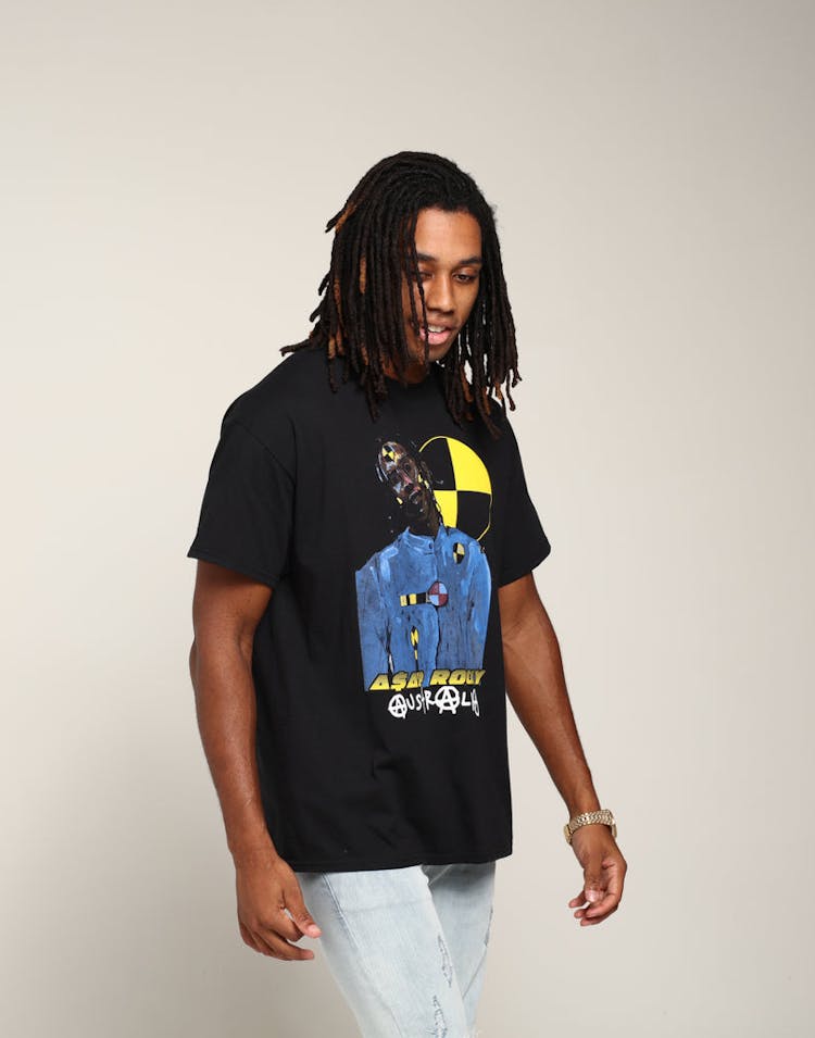 ASAP ROCKY APPAREL Crash Test Dummy Tee Black