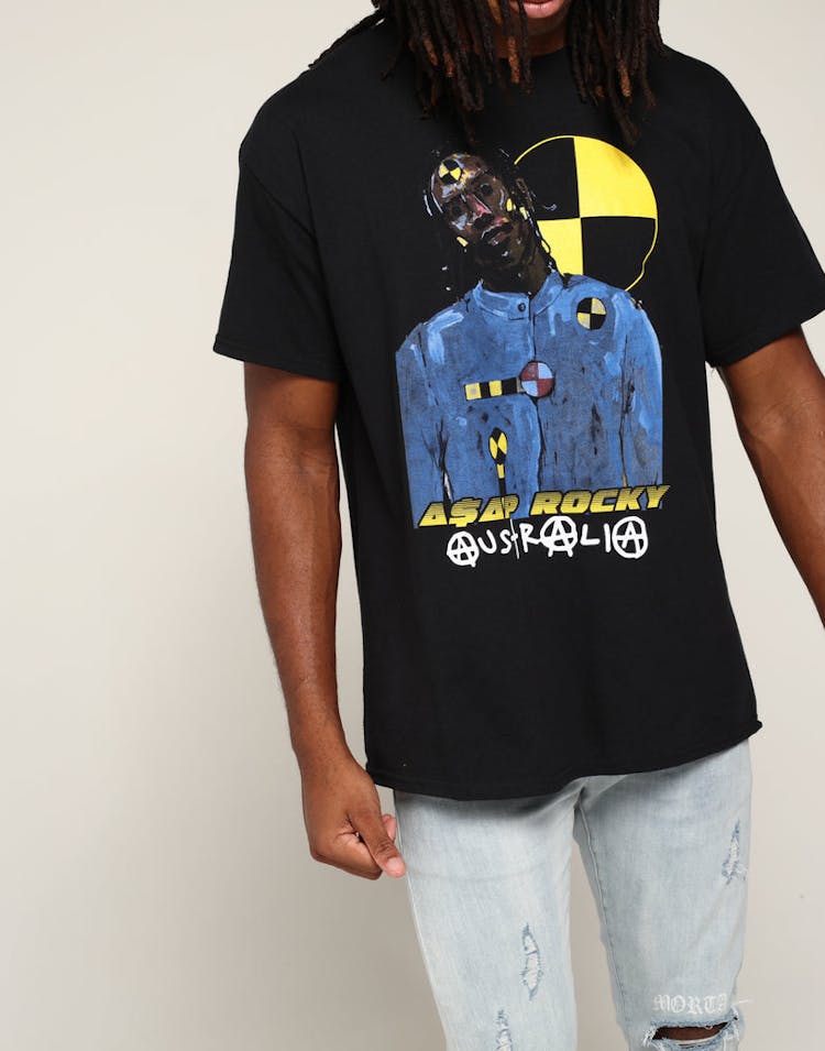 ASAP ROCKY APPAREL Crash Test Dummy Tee Black