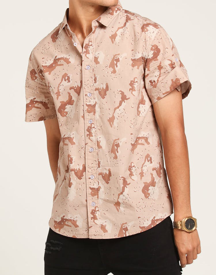 Grand Scheme Savanna Button Up Tan