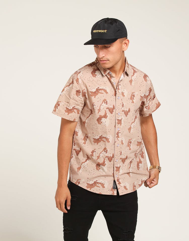 Grand Scheme Savanna Button Up Tan