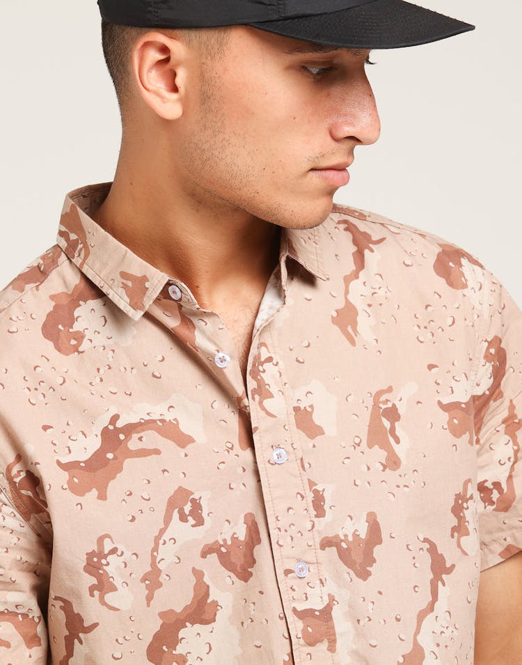 Grand Scheme Savanna Button Up Tan