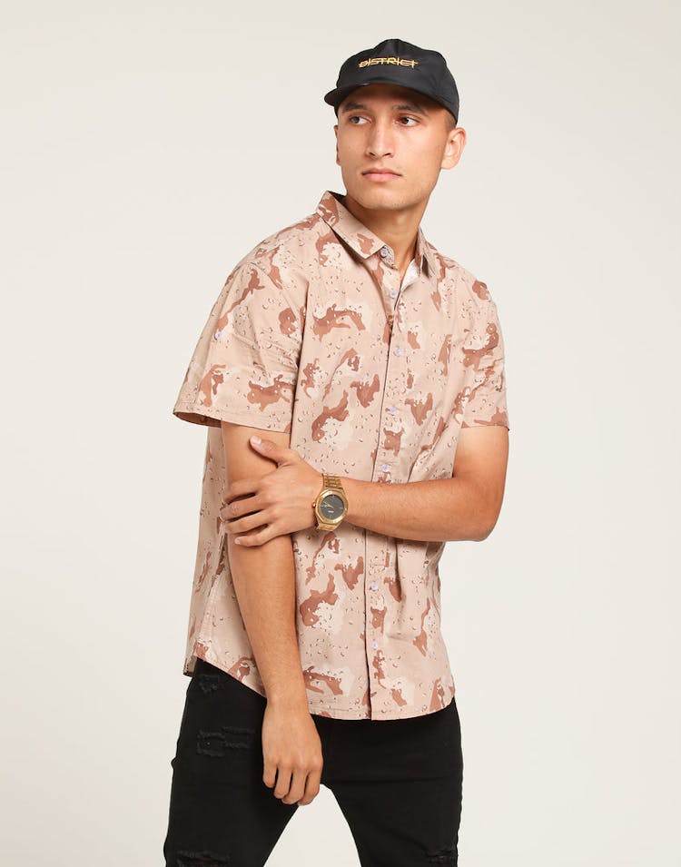 Grand Scheme Savanna Button Up Tan