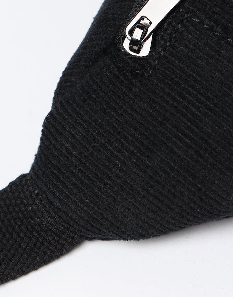 New Slaves Corduroy Bum Bag Black