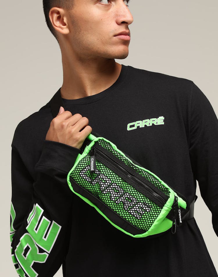 Carré Neon Sport Side Bag Neon Green