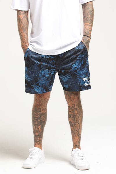 District Goods Forest Mesh Reverse Shorts Midnight/Black