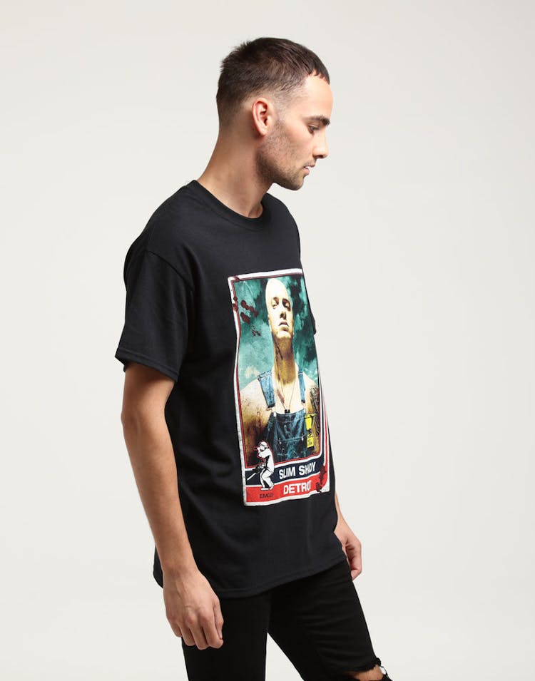 Eminem Bloody Baseball Tee Black