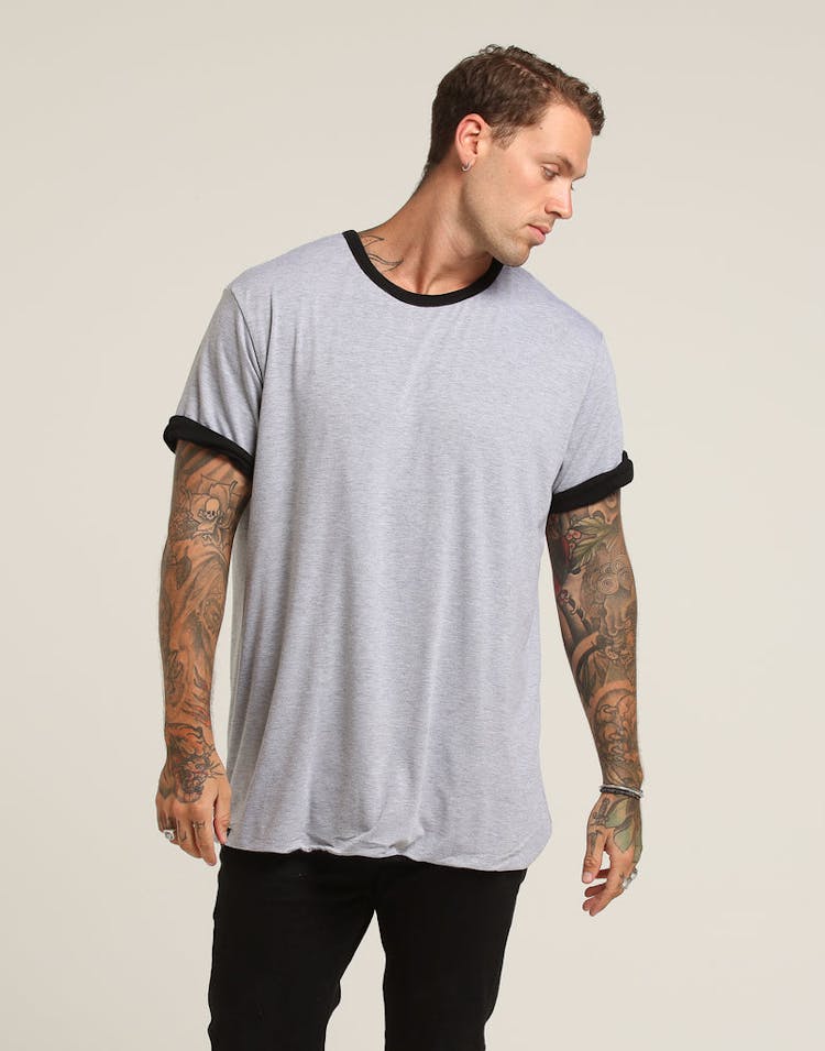 District Goods Ancient Reversible Tee Black/Grey