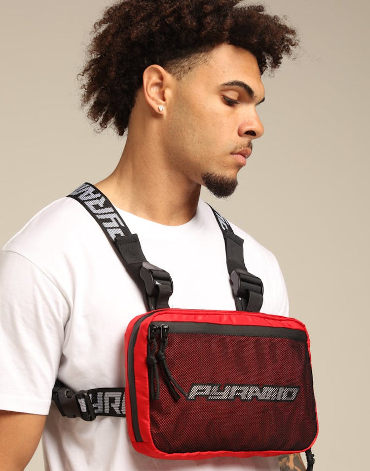 Black Pyramid Chest Rig Red