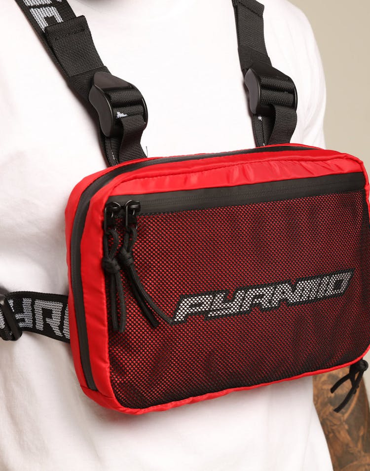 Black Pyramid Chest Rig Red