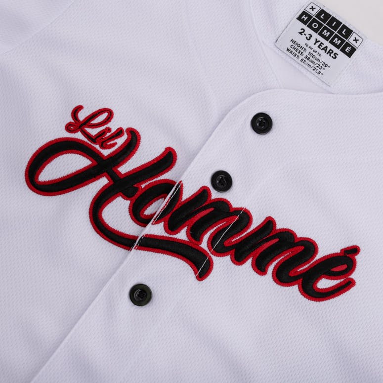 Lil Hommé Ligue Baseball Jersey White