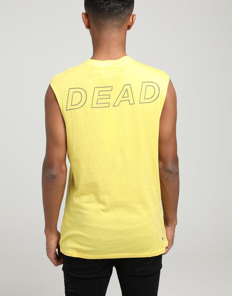 Dead Studios Pocket Muscle Tank Yellow