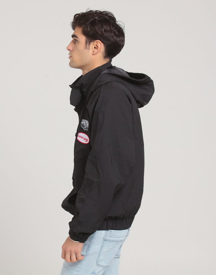 District Goods Scepter Windbreaker Black