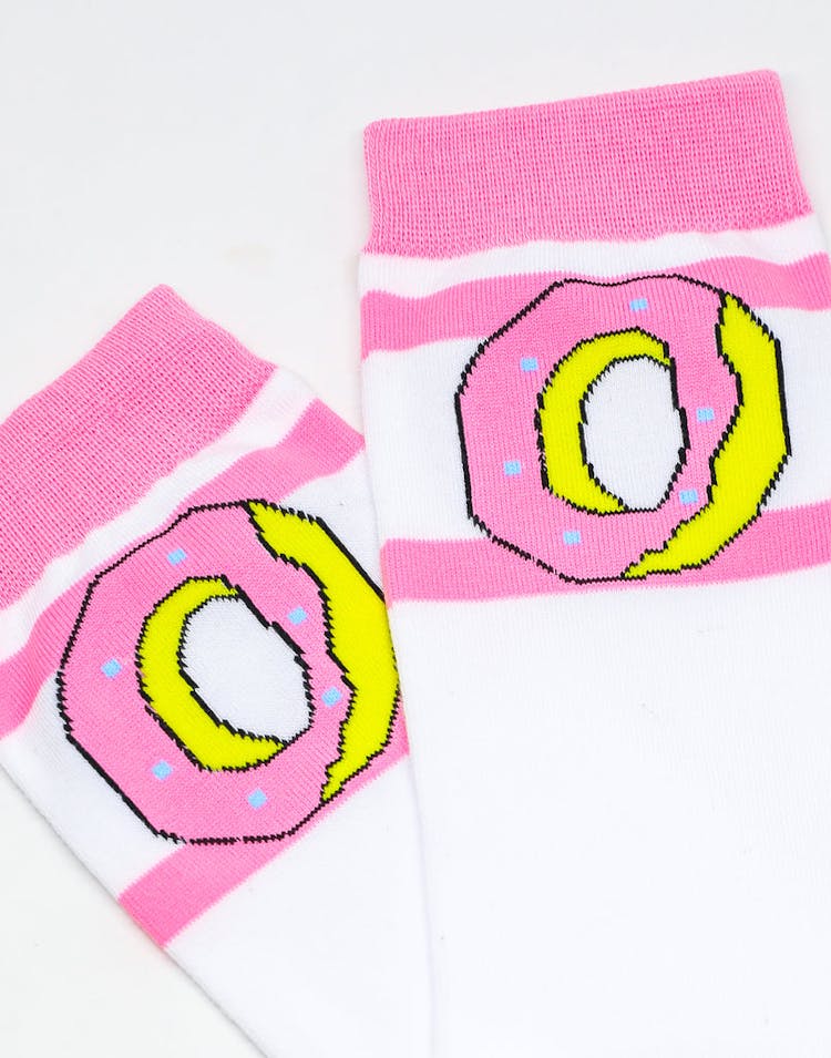 Odd Future Donut Logo Sock White