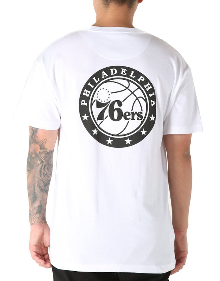 Mitchell & Ness Philadelphia 76ers Mono Logo Tee White