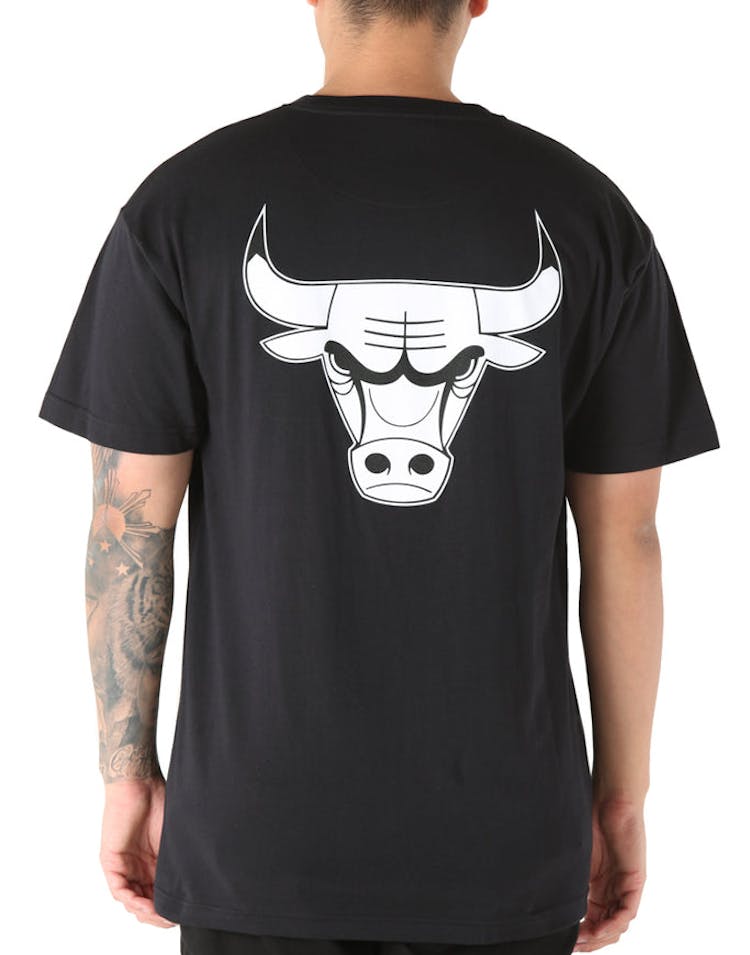 Mitchell & Ness Chicago Bulls Mono Logo Tee Black
