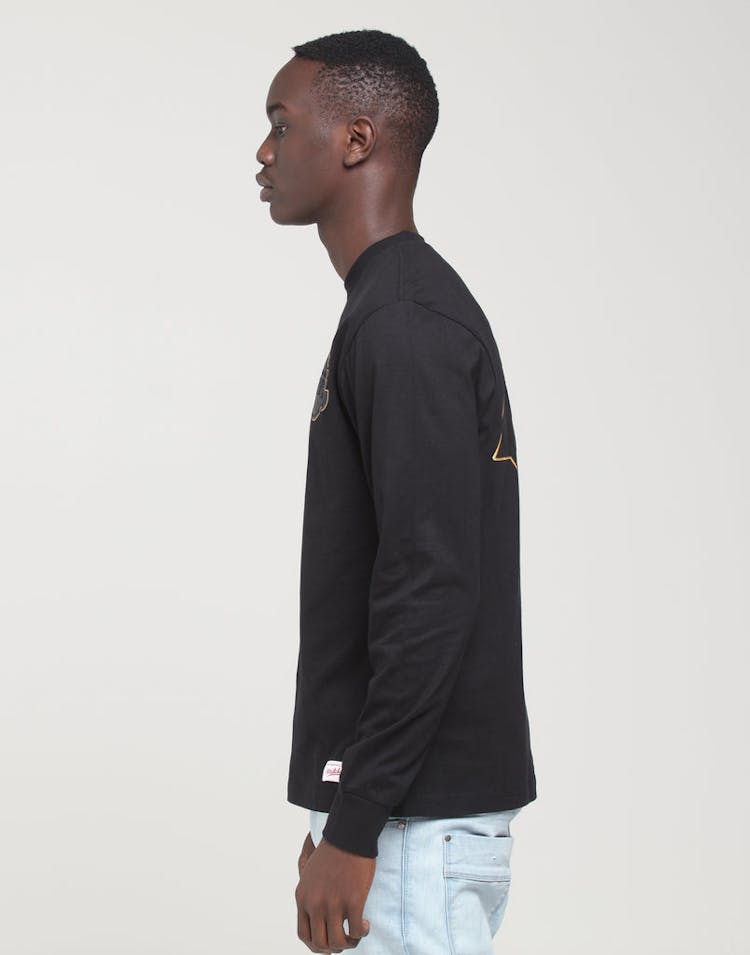 Mitchell & Ness Los Angeles Lakers Presto LS Tee Black