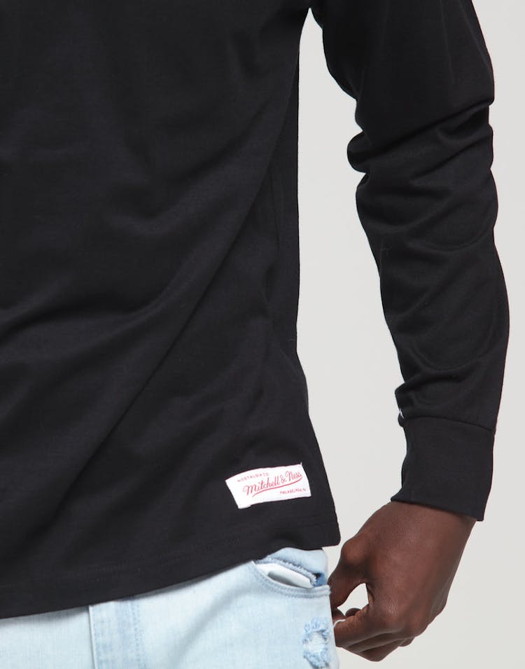 Mitchell & Ness Los Angeles Lakers Presto LS Tee Black
