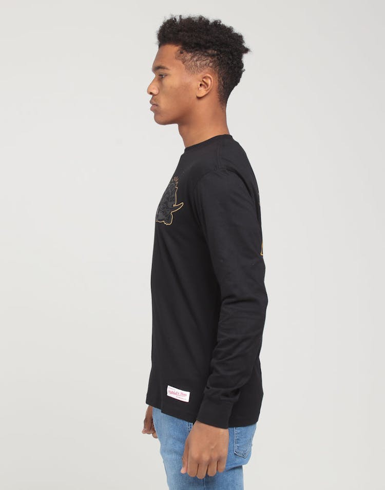Mitchell & Ness Toronto Raptors Presto LS Tee Black