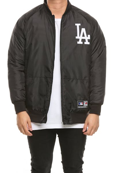Majestic Athletic Los Angeles Dodgers Adswood Satin Jacket Black
