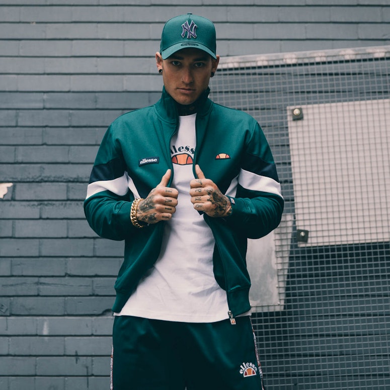 Ellesse Chierroni Full Zip Tracktop Teal/White/Navy